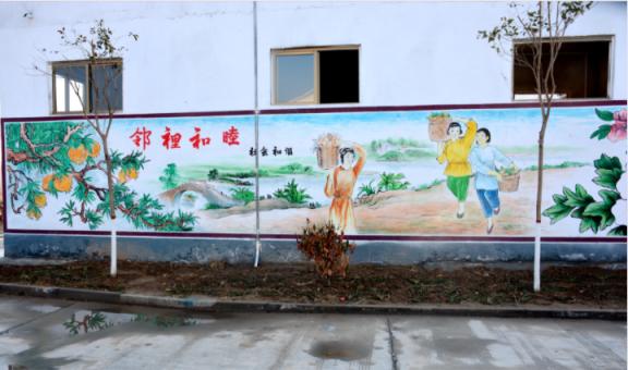  天长乡镇文化墙 乡风文明焕发新活力