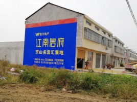  天长农村墙体广告在不同形式上面展现的不同特色