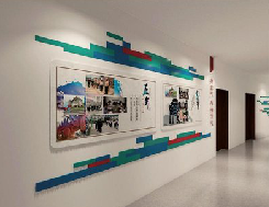  天长企业文化墙用什么材料好？